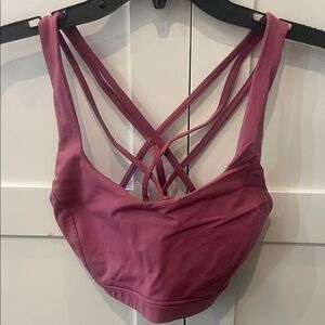 lululemon athletica Strappy Back Sports Bra - Mauve